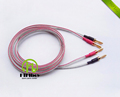 HIFI Speaker Cable with Japan Origin Canare Speaker Wire American Budweiser Copper Gold plated Bananas Y