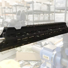 Ohhunt Slim Style 10 inch Steel Free Float Keymod Handguard Picatinny Rail for Hunting Tactical AR15 Rifle Scope Mounts