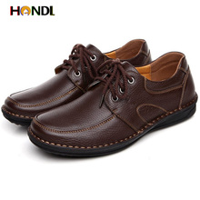 2014 Free Shipping Men top Genuine Leather Oxford Hand Sewing Breathable Classic mens shoes hot Casual Oxhide flats for Father