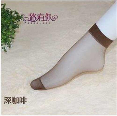 Brown-Hot-selling-crystal-candy-color-socks-sock-ultra-thin-full-transparent-female-short-wire-socks-invisible