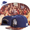 C S Color Christian Jesus Prayer Last Supper Praying Hands Baseball Strapback Hat Sports Hip Hop