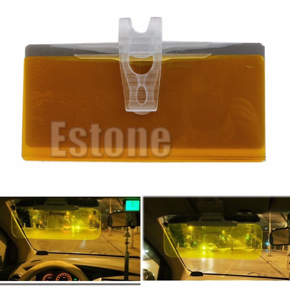 Car Day and Night Goggle Vision Driving Mirror Sun Visors Clip Board