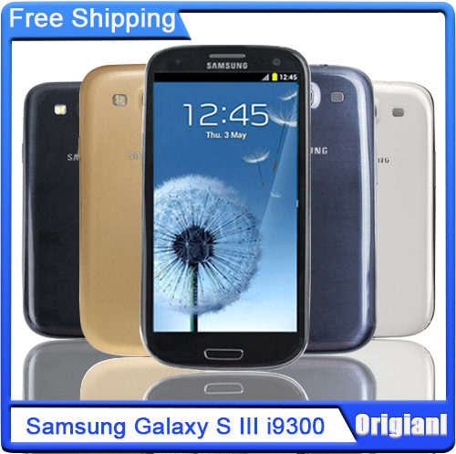 Original Unlocked Samsung Galaxy S3 i9300 3G Network Quad Core 4 8 inch 8MP Camera WiFi
