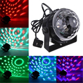 Voice Control Mini RGB LED Crystal Magic Ball Stage Lighting Effect Lamp Bulb Party Disco Club
