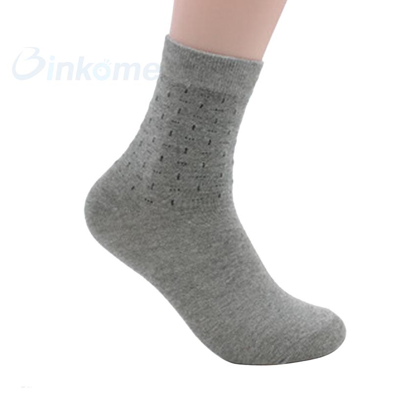 Mens Dress Socks Shoes Cotton Casual Crew Business Socks high quality Fashion Medium Socks One Size