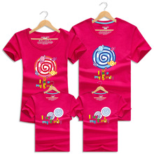 I Love My Family T Shirts Summer Family Look Casual Clothing Family Matching Clothes Cotton Father Mother Kids Children Outfits