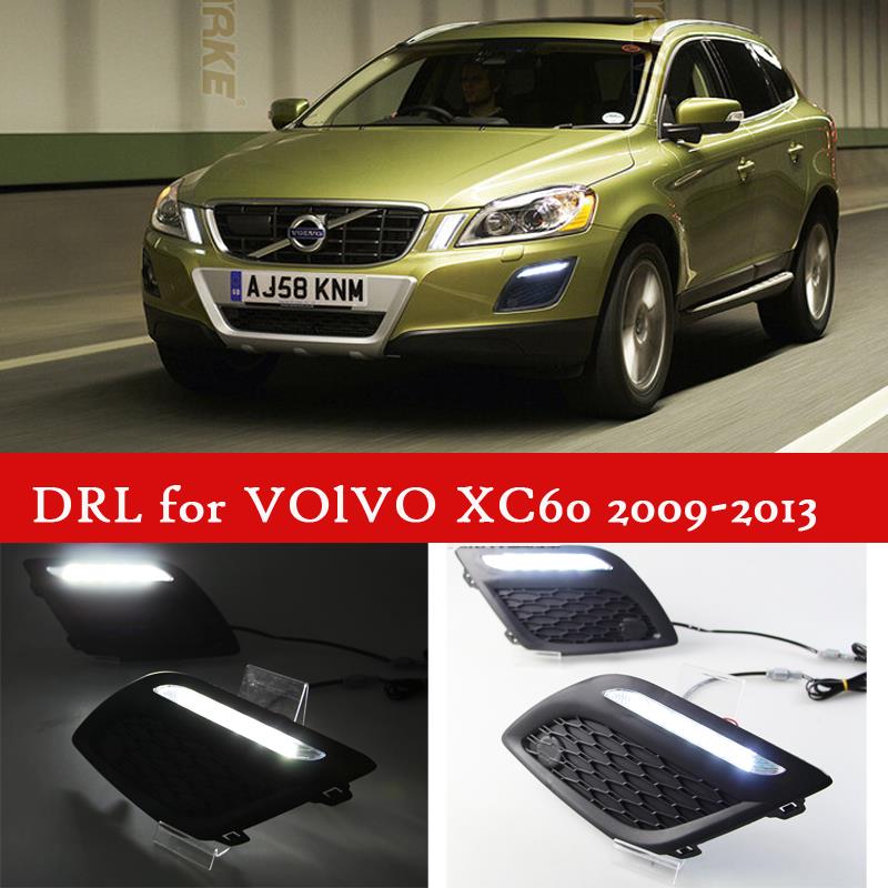 Hot sale Ultra-bright LED fog lamp light LED DRL daytime running light For Volvo XC60 2009 2010 2011 2012 2013