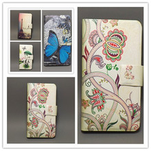 New Ultra thin Flower Flag vintage Flip Cover For Nokia X2 X2 Dual SIM RM-1013 for Nokia X2DS  Cellphone Case ,Free shipping