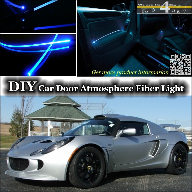 interior Ambient Light Tuning Atmosphere Fiber Optic Band Lights For Lotus Exige S 240 260 265E GT3 Inside Door Panel