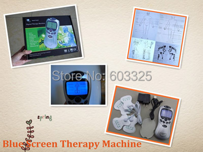 110 220V Lcd Blue screenTens Acupuncture Digital Therapy Machine Massager electronic pulse massager health care equipment