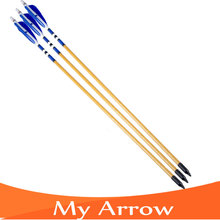 New 3pcs Longbow Wood Arrow Shafts Traditional Wooden Arrows For Compound Bow 80cm Archery Wooden Arrows
