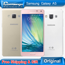 Samsung Galaxy A5 A5000 A500F Original Unlocked Cell Phones 5.0 Inch Quad Core 13 MP Camera 16GB Dual Sim