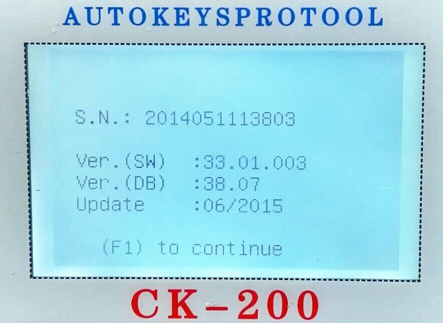 CK200 update to V38.07