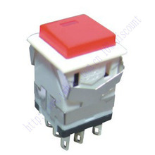 1 шт. кнопка 3 V красный из светодиодов 120 V 250 V DPDT дохлоп переключатель KD2 21 RLKD2