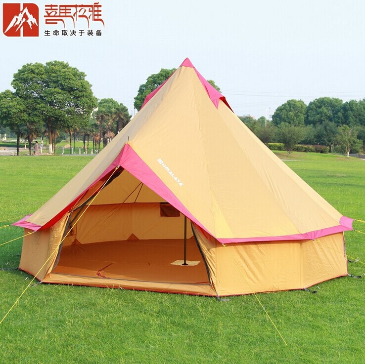 Large outdoor tent barraca camping tent 8-12 people Double camping tents Anti-rainstorm one hall