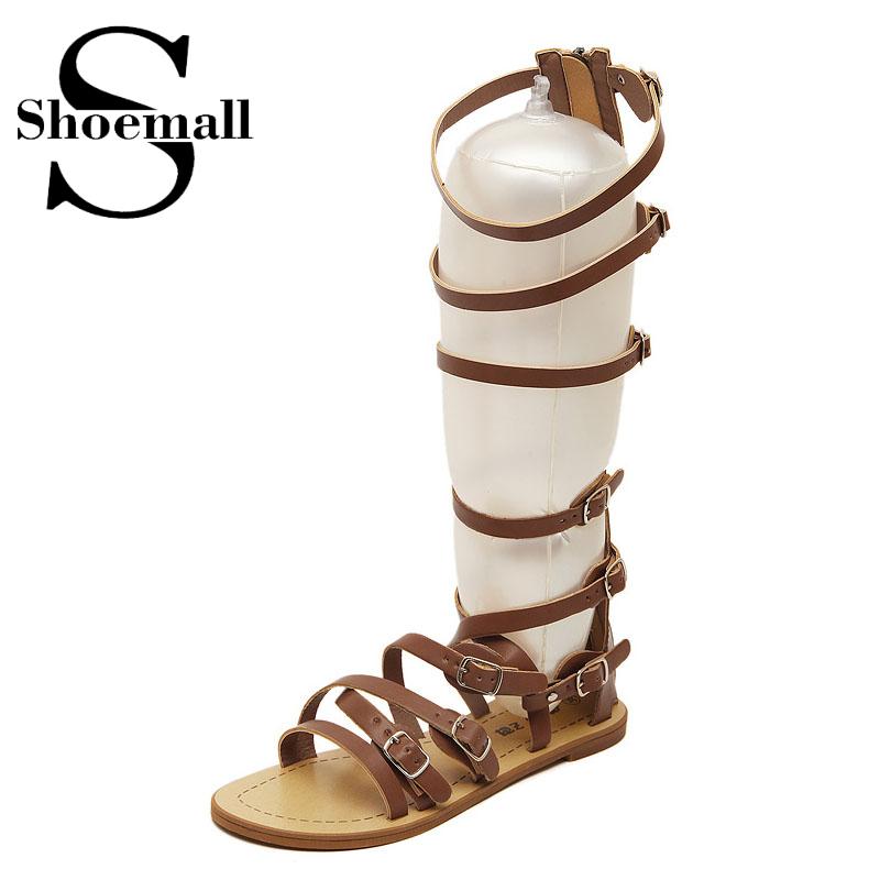 Knee-High-Gladiator-Sandals-Women-Boots-2015-Summer-Fashion-Brand ...