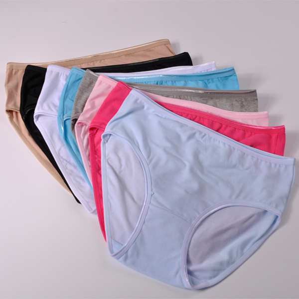 Anti Bacterial 95 Cotton Solid Sexy Briefs Women Underwear Natural Color Comfortable Women Panties 224