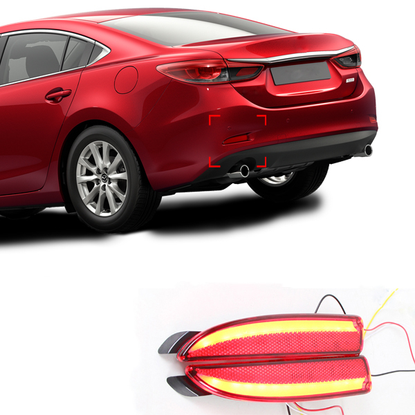 12W Car Styling LED Bar Light for Mazda 6 ATENZA 2013 2014 New Parking Lights Rear-end Tail Brake Turn Signal Warning Lamp