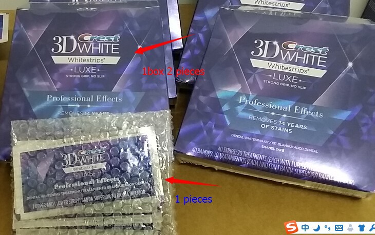 Crest 3D White LUXE valgendusplaastrid 10tk (20 riba)