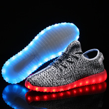 Led shoes for adults men led shoes canvas shoes 2016 new fashion women led luminous shoes