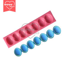 Pearl Chain Silicone Cake Molds Non-Stick Sugar Jelly Jello Fondant Ice Lace 3D Moulds Kitchen Accessories SM-444