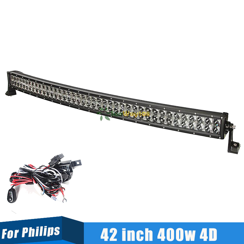 420W киоск 42inch Кривой светлое 4Д объектив для чипов Philips 5Вт *80 подходят Пикап-дороги света бар провод жгута проводов комплект 420W киоск 42inch Кривой светлое 4Д объектив для чипов Philips 5Вт *80 подходят Пикап-дороги света бар провод жгута проводов комплект