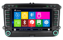 Free Shipping 7 inch 2 Din In dash Car DVD GPS For VW SEAT Skoda Fabia Octavia Superb built-in Can Bus Wince 8.0 Free Map AM/FM