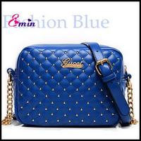 New-Rivets-chain-women-bag-2015-women-leather-handbag-ladies-shoulder-bags-Crossbody-bag-women-messenger