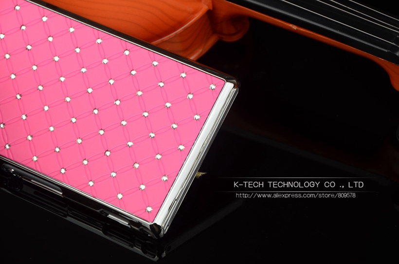 Shining Rhinestone Diamond Rubberized Matte Cover With Silver Chromed Skin Case For SONY XPERIA M2 Aqua S50h Mobile Phone Bags Shining Rhinestone Diamond Rubberized Matte Cover With Silver Chromed Skin Case For SONY XPERIA M2 Aqua S50h Mobile Phone Bags