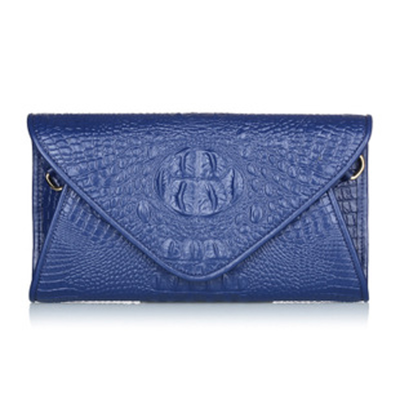 crocodile pattern women large clutch 2015,genuine leather chain shoulder bag,envelope evening clutch,handbag clutch small bag