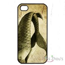 Mermaid pretty fashion Protector back skins mobile cellphone cases for iphone 4/4s 5/5s 5c SE 6/6s plus ipod touch 4/5/6
