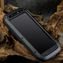 For Samsung Galaxy S4 i9500 Original case Dirt Waterproof Love Mei Metal Aluminum Powerful Phone Cases with Gorilla Glass