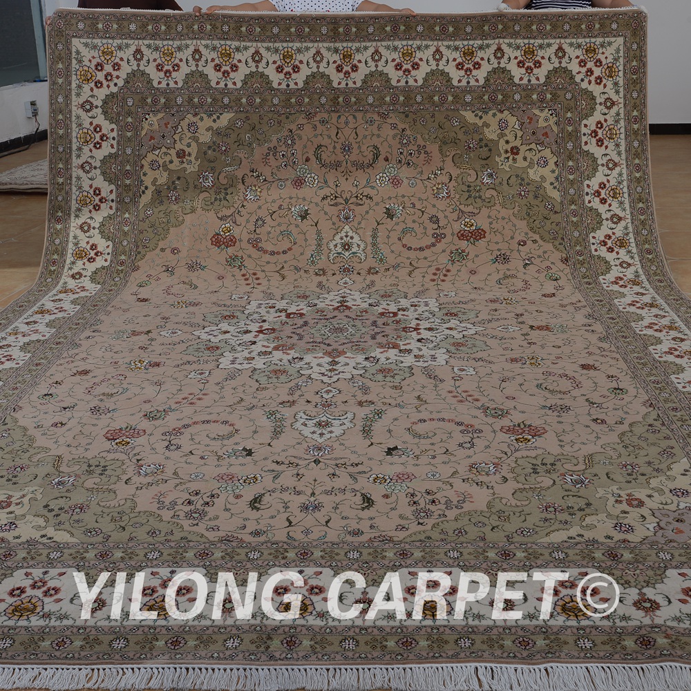 Compra alfombras de lana de flores online al por mayor de China