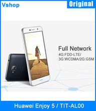 Original Huawei Enjoy 5 / TIT-AL00 Android 5.1 4G Smartphone 5.0 inch MTK6735 ROM 16GB RAM 2GB Dual SIM Mobile Phone Support OTG