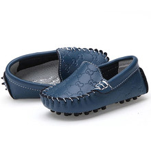 New Baby Boys Girls Single Loafers Genuie Leather Casual Child Sneakers Children’s Fashion Moccasins Kids Boat Shoes Soft Shoe