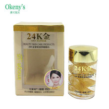 NEW 24 k gold beauty skin care products firming moisturizing sleeping cream 120g whiteing face care anti-aging wrinkle removal