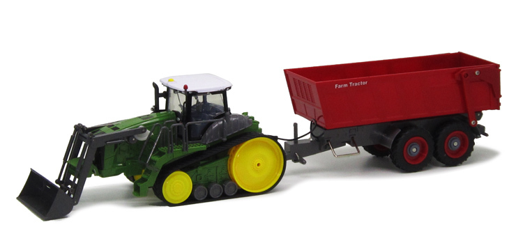 Big Electric Digger Remote Control Multifuncional rc farm trailer children tractor truck Rc Excavator Toy Car