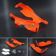 Orange & White Protect Handguards Brake Clutch Hand Guard For KTM 390 Duke 2012 2013
