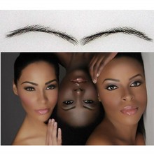 AC4 afro eyebrow enhancer , human eyebrow waterproof/ permanent eyebrow set /makeup eyebrow growth for african american women