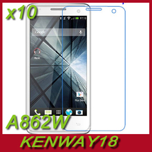 10pcs/lot  LCD Clear Screen Protector With Hard Coating For Amoi A862W RAM 1GB 4.5inch Smartphone