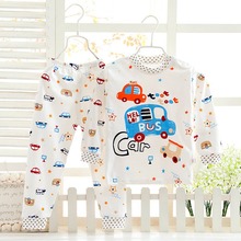 autumn clothes Cotton clothing sets suits kids boy&girl spajamas children underwear sleepwear T-Shirt Tops+Pants 2 piece MT356
