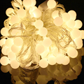 Christmas 10M Ball LED String Lights With 80pcs Ball Patio Fairy String Garland Starry Lights