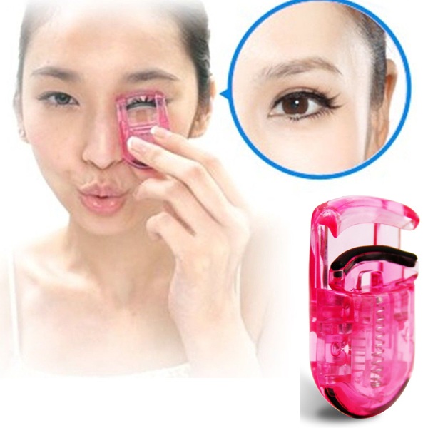 2PCS Fashion Makeup Tool Pro False Curling Eye Lash Clip Eyelashes Curler Applicator
