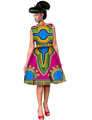 Women Dress Dashiki Summer Vestidos Print Cute Dresses African Fashion Ball Gown Customized Africa Dress for