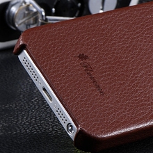 For iPhone 4 4S Case Luxury Lichee Pattern Genuine Leather Mobile Phone Case For Apple iPhone