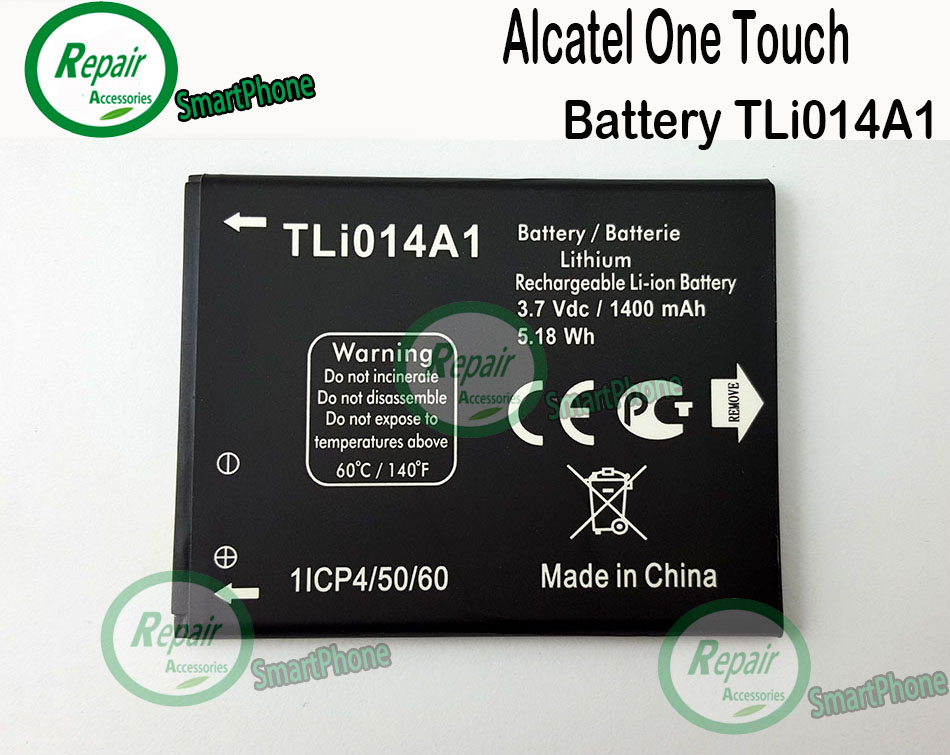 Tli014a1  OT-4012A   1400  bateria Batterij   Alcatel ONE TOUCH 4012  OT-5020 M -  