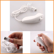 Free shipping White Brand New Game accessory Controller Nunchuk Controller for Nintendo Wii