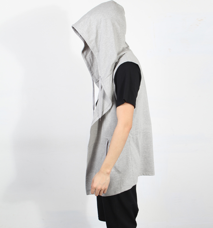 sleeveless hooded cloak