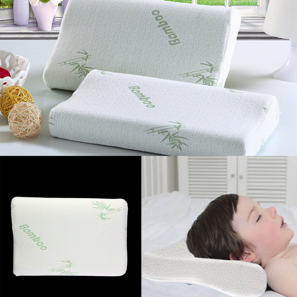 2016 NEW Bamboo Pillow Slow Rebound Memory Foam Pillow Health Care Memory Foam Pillow Bamboo Fiber Pillow Travesseiro Almohada