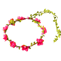 2016 New Handmade Girl Hair Flower Crown Summer Wreath Beach Festival Floral Hairband Garland Bride Wedding